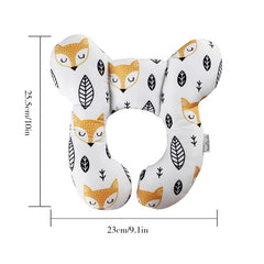 Protective Travel Car Seat Head And Neck Pillow Soft Neck Support Pillow Children U Shape Headrest Head Protection Cushion