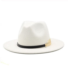 Special Felt Hat Men Fedora Hats with Belt Women Vintage Trilby Caps Wool Fedora Warm Jazz Hat Chapeau Femme feutre Panaman hat