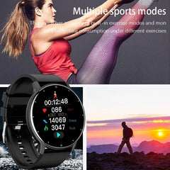 LIGE 2022 New Smart Watch Men Full Touch Screen Sport Fitness Watch IP67 Waterproof Bluetooth Smartwatch Men For Xiaomi Huawei