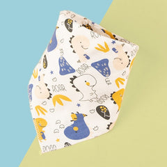 Baby Bibs Cotton Baby Feeding Apron Triangle Cute Baby Bibs Girls Boys Cartoon Feeding Scarf Bib Collar Bib Burp Cloth