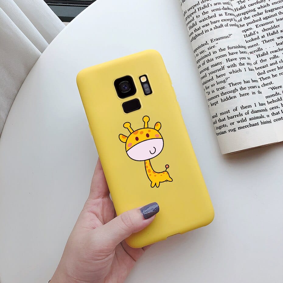 For Cover Samsung S9 S 9 Plus Case Soft Silicone Cute Bumper Protector Fundas on Samsung Galaxy S9 Plus S9 Phone Case Back Cover