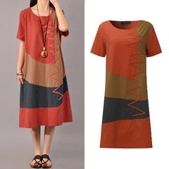 Women Patchwork Sundress ZANZEA 2023 Summer Maxi Dress Kaftan Casual Sleeveless Tunic Vestido Female 100% Cotton Robe