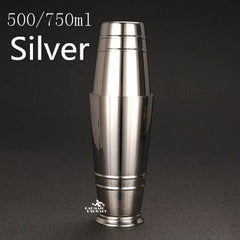 Stainless Steel Cocktail Boston Bar Shaker: 2-piece Set: 18oz Unweighted & 28oz - Wowza