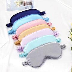 1Pc Eyeshade Sleeping Eye Mask Cover Eyepatch Blindfold Solid Portable New Rest Relax Eye Shade Cover Soft Pad