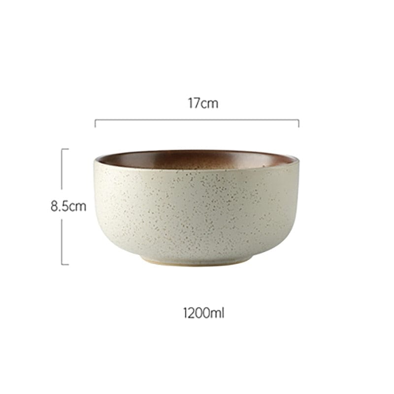 FANCITY Creative Noodle Wrist, Large Ramen Bowl, Ceramic Millet Porridge Bowl, Noodle Bowl, Beef Soup Noodle Bowl - Wowza