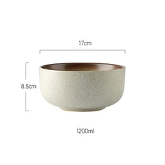 FANCITY Creative Noodle Wrist, Large Ramen Bowl, Ceramic Millet Porridge Bowl, Noodle Bowl, Beef Soup Noodle Bowl - Wowza