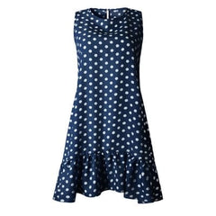 Summer Dress 2021 Women Ruffle Spring  Street Sexy Casual Slim Thin Beach Party O Neck Mini Polka Dot Dress Vestidos De Fiesta