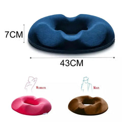 Donut Seat Cushion Sofa Memory Foam Anti Hemorrhoid Massage Tailbone Pillow Car Office Seat Cushion