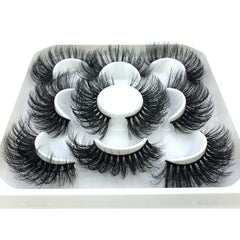 2023 New 5 pairs natural false eyelashes fake lashes long makeup 3d mink lashes eyelash extension mink eyelashes short eyelashes