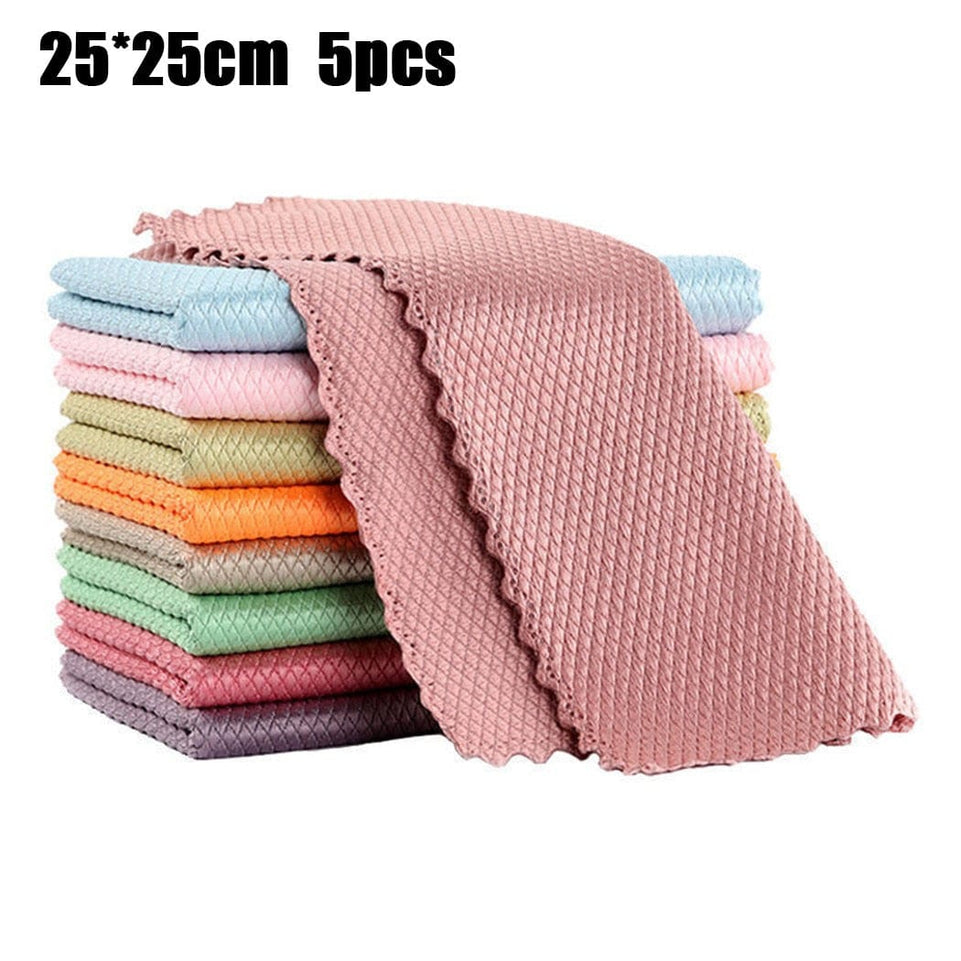 NanoScale Streak-Free Miracle Cleaning Cloths Reusable And Rewashable Microfiber Cleaning Cloth Housework Cleaning Tools