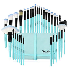 Kainuoa 32Pcs Makeup Set Foundation Eye Shadows Lipsticks Powder Highlight Conceal Brushes Professional Makeup Tool Kit With Bag