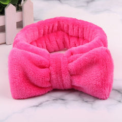 New Letter "OMG" Coral Fleece Soft Bow Headbands for women Girls Cute Hair Holder Hairbands Hair Bands Headwear Hair Accessories