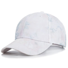 New Fashion Women Tie Dye Cap Multicolor Irregular Print Baseball Cap Female Outdoor Streetwear Summer Caps Hats