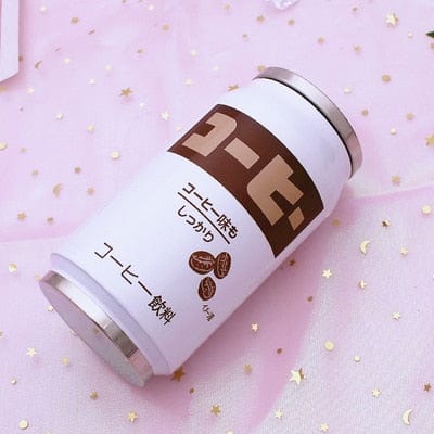 Creative Stainless Steel Japan Juice Candy Color Drink Cans Thermos Portable Unisex Students Personality Trendy Straw Cup - Wowza