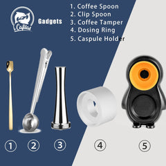 iCafilas Refillable Coffee Capsules Reusable Pods Compatible With Nespresso Inissia capsula nespresso reutilizable - Wowza