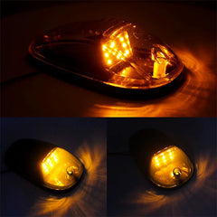 Smoked 5 Pcs 12 LED Vehicle Car Cab Roof Running Marker Lights for Truck SUV Off Road Set Bulb Lamp Car Styling