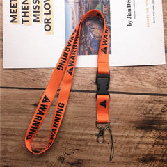 2 in 1 mobile phone lanyard key ring sling badge neckband Keychain anti-lost Badges ID Cell Phone Rope Neck Straps