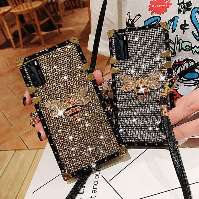 For Samsung Note 20 Ultra 10 S20 S9 Plus Case Bling Lanyard Phone Case For Galaxy A51 A71 A81 A91 A01 A21 A31 M31 A40 A21S Cover