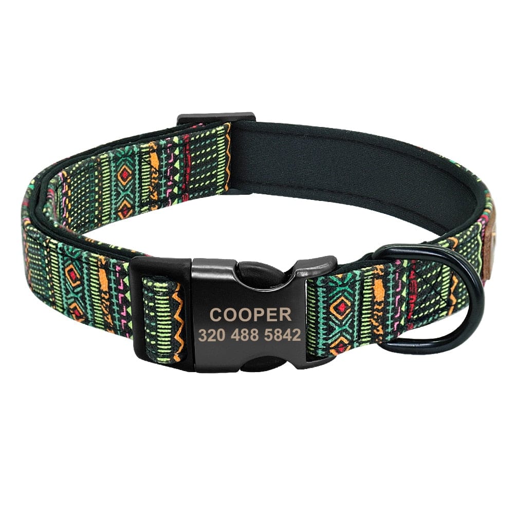 Personalized Dog Collar Leash Custom Puppy Pet Collar Pitbull Collars Pet Product Small Dog Collar for Small Medium Large Dog - Wowza