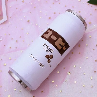 Creative Stainless Steel Japan Juice Candy Color Drink Cans Thermos Portable Unisex Students Personality Trendy Straw Cup - Wowza