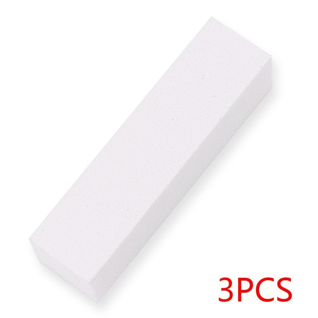 Buffing Sanding Files Block Pedicure Manicure Care Nail Art Buffer Polish White Nail File Nail Art Tips Manicure Pedicure