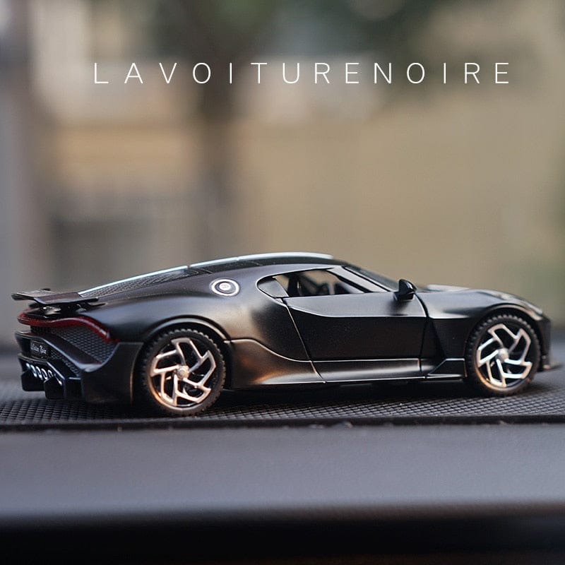 1:32 Bugatti La Voiture Noire Black Dragon Supercar Toy Alloy Car Diecasts & Toy Vehicles Car Model Car Toys For Children