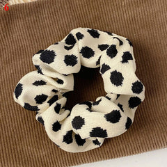 Korean Women Scrunchie Hearwear Girls Hair Tie Lady Scrunchies Ponytail Hair Female Holder Rope Pineapple Print Hair Accessories