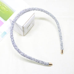 Girls Shiny Luxury Rhinestone Hair Band High Quality Diamond Pearls Hair Hoop Accessories for Women Crystal Headbands Ornaments