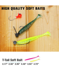 Soft Lures NEW SIZE 100mm 120mm T Easy Shiner Artificial Soft Baits Odour Added For Bass Fishing Wobblers