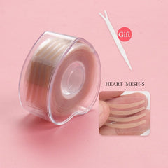 600Pcs/Box Big  Eyelid Tape Sticker Double Fold Self Adhesive Eyelid Tape Stickers S/L Makeup Clear Beige Invisible Tool