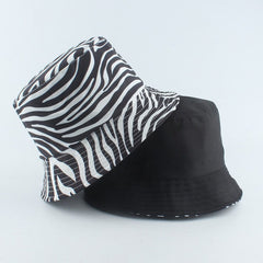 2023 New Brand Black White Plaid Check Bucket Hats Fishing Caps Women Mens Reversible Fisherman Hat