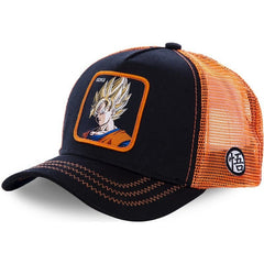 Newest Hot Selling Anime Patch Design Trucker Hat Two Famous Cartoons Cotton Mesh Baseball Cap For Men Women Gorras Casquette