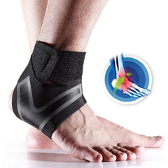 GOBYGO  Sport Ankle Support Elastic High Protect Sports Ankle Equipment Safety Running Basketball Ankle Brace Support