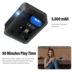 AUN MINI Projector A30C Pro Smart TV WIFI Portable Home Theater Cinema Sync Android Phone Beamer LED Projectors for 4k Movie