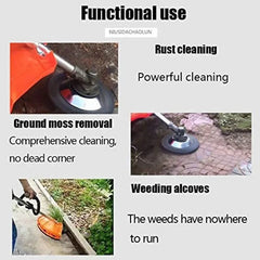 Steel Wire Brushcutter Head Weed Brush Lawn Mower Grass Eater Trimmer Brush Cutter Tools Garden Grass Trimmer Head Weed