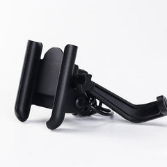 Aluminium Motorcycle Bike Phone Holder Stand With USB Charger Moto Bicycle Handlebar Mirro  Mobil Bracket Support Mount