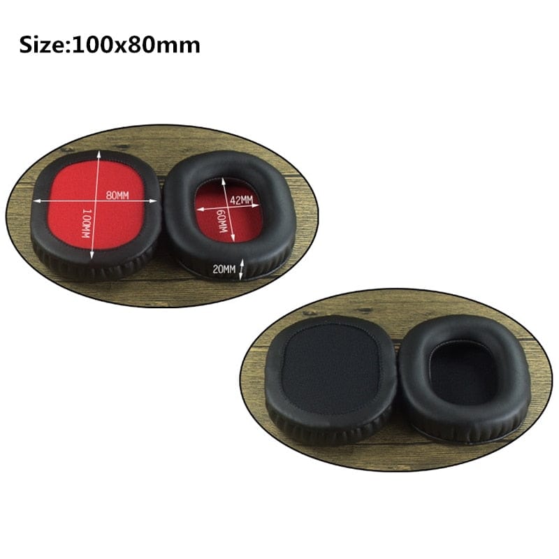 100x80mm Oval Soft Foam Ear Pads Cushion EarPads for Many Other Large Over Ear for ATH for AKG for Sennheiser Headphones