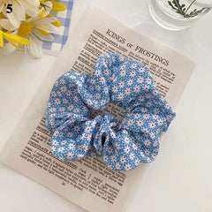 Korean Women Scrunchie Hearwear Girls Hair Tie Lady Scrunchies Ponytail Hair Female Holder Rope Pineapple Print Hair Accessories