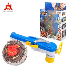 Infinity Nado 5 Deluxe Advanced Series Non Stop Battle Set Metal Spinning Top Gyro With Magnetic Launcher Anime Kid Toy