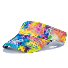 New Fashion Women Tie Dye Cap Multicolor Irregular Print Baseball Cap Female Outdoor Streetwear Summer Caps Hats