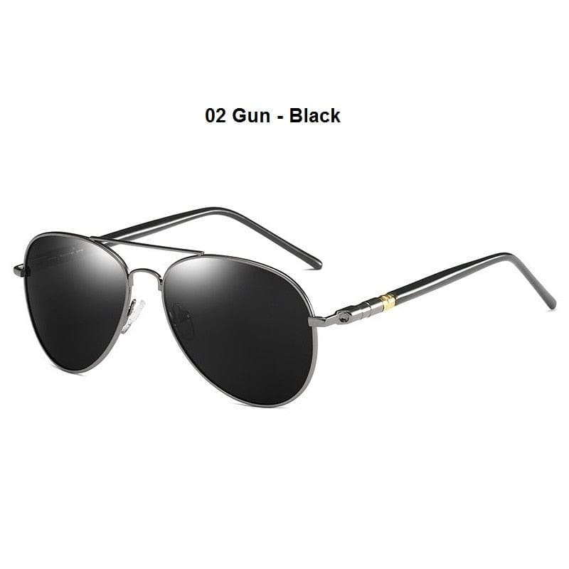 Luxury Men's Polarized Sunglasses Driving Sun Glasses For Men Women Brand Designer Male Vintage Black Pilot Sunglasses UV400