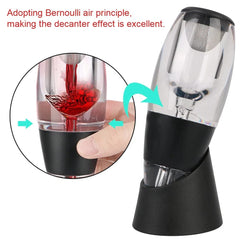 Red Wine Whisky Aerator Decanter Quick Sobering For Bar Party Kitchen Professional Dispenser Pourer With Filter and Base