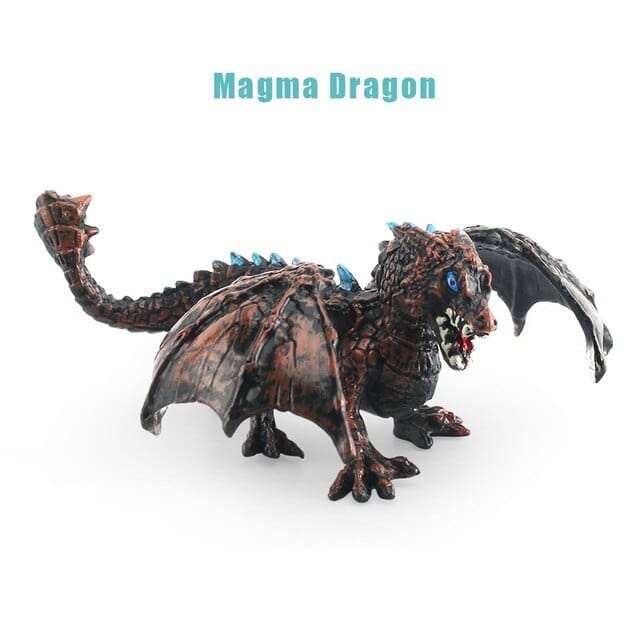 Hot Realistic Mythical Animal Model Dragon Figurines Simulation Monster Warcraft Firehawk Action Figure Children Colection Toys