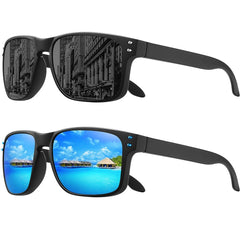 Polarised Square Sunglasses for Men and Women High Quality Finish Sun Glasses UV Protection Glasses