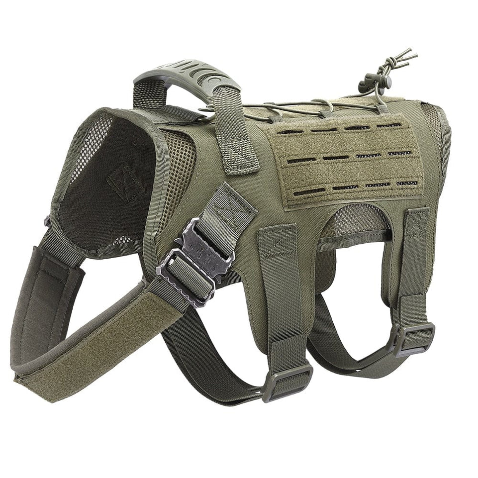 Tactical Dog Vest Military Hunting Shooting Cs Army Fan Service Nylon Pet Vests Airsoft Training Molle Dogs Harness