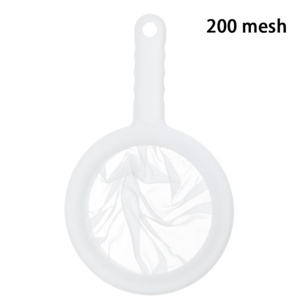 100/200/400 Mesh Kitchen Nut Milk Filter Ultra-fine Mesh Strainer Reusable Nylon Mesh Filter Spoon For Soy Milk Coffee Yogurt - Wowza