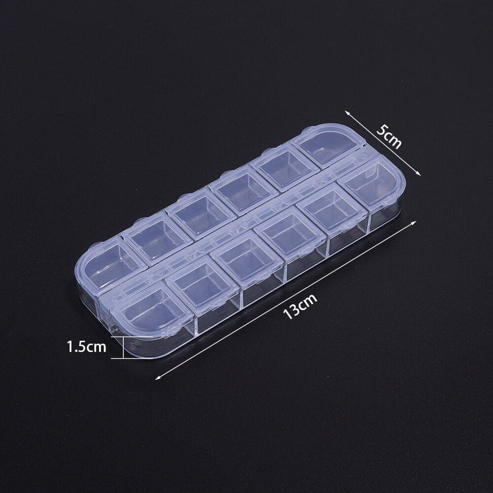 Plastic Jewelry Boxes Plastic Tool Box Adjustable Craft Organizer Storage Beads Bracelet Jewelry Boxes Packaging