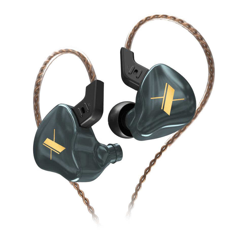 KZ EDX Earphones 1 Dynamic HIFI Bass Earbuds In Ear Monitor Headphones Sport Noise Cancelling Headset