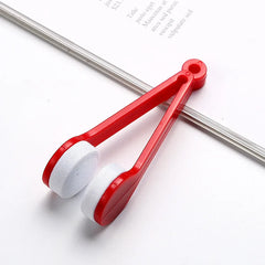 Glasses Cleaning Rub Eyeglass Sunglasses Spectacles Micro fiber Cleaner Brushes Wiping Tool