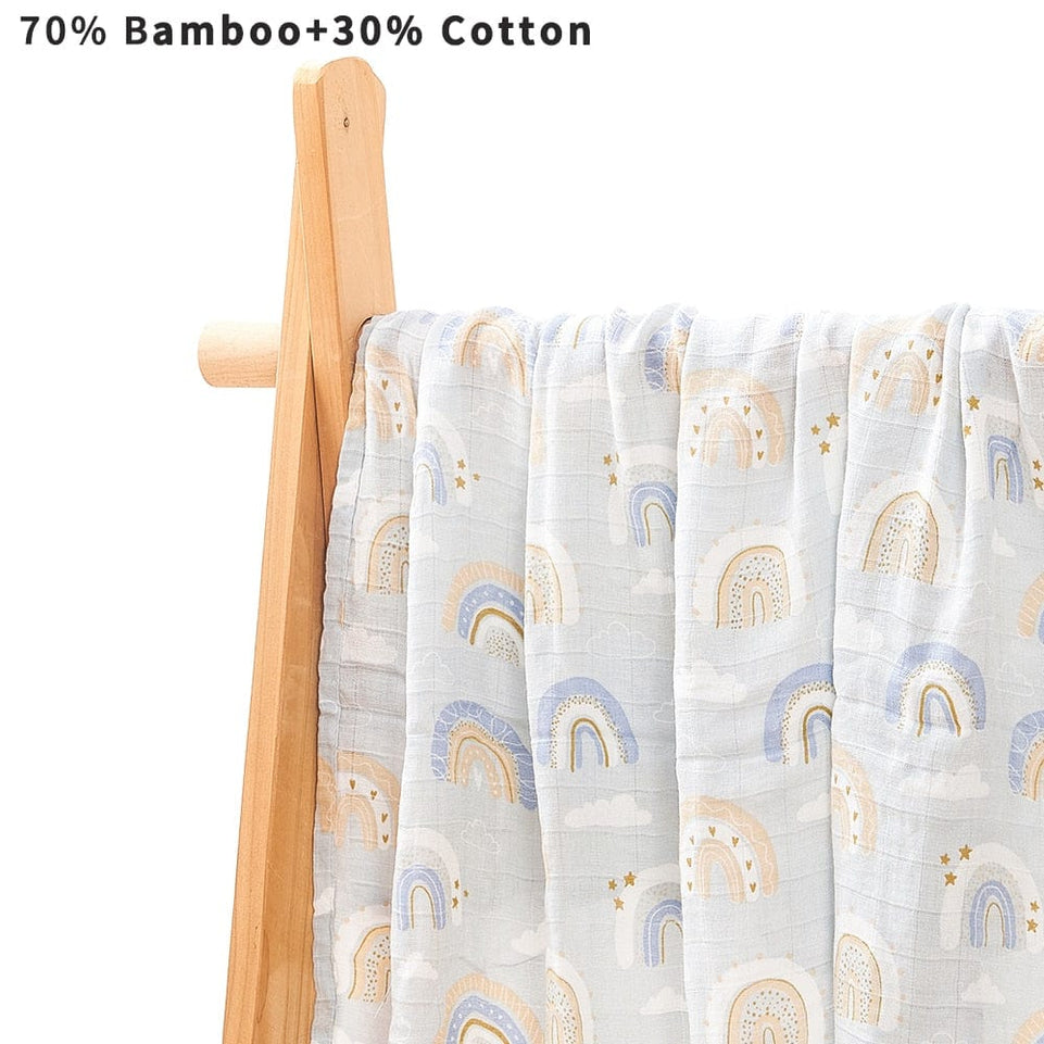 Kangobaby #My Soft Life# Hot Sale All Season Popular Design Muslin Swaddle Blanket